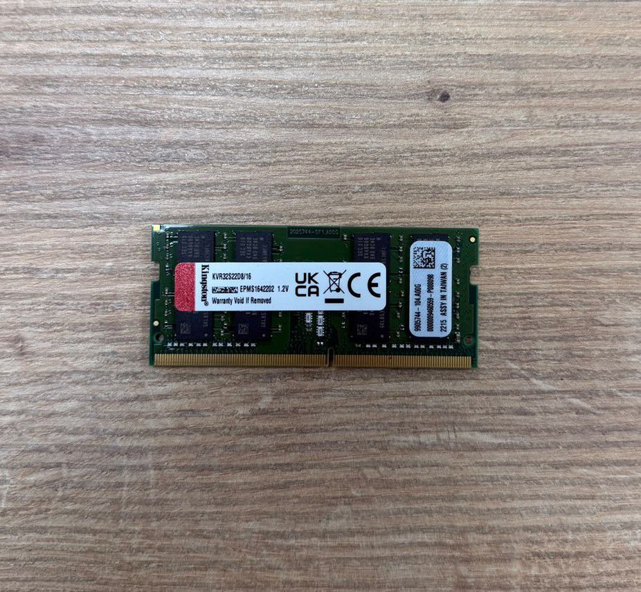 Kingston 16Gb 3200Mhz Ddr4 KVR32S22D8-16 Notebook Ram